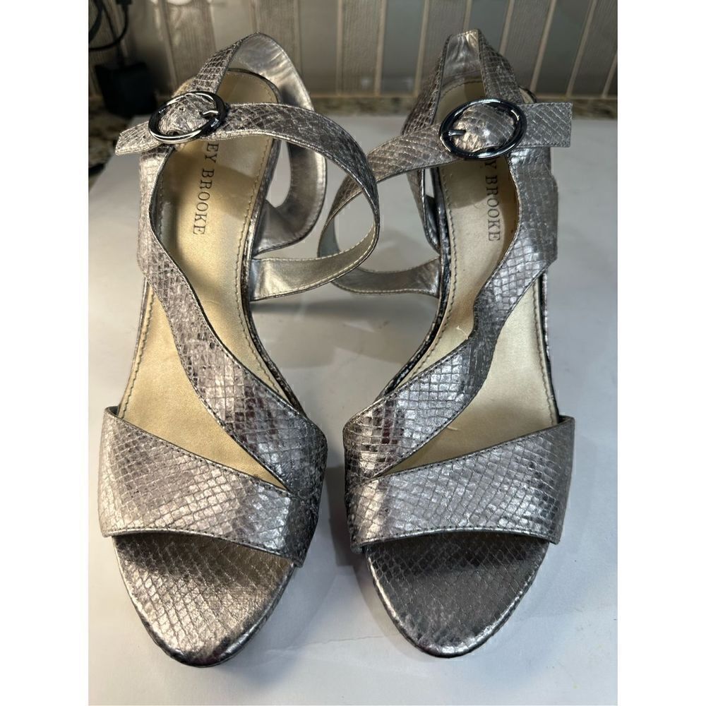 Audrey Brooks Cassidy Size 10M 5 in heel Silver